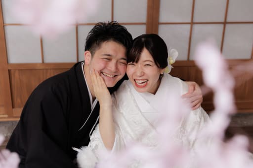 満点の笑顔