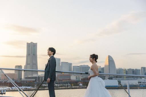 夕景から