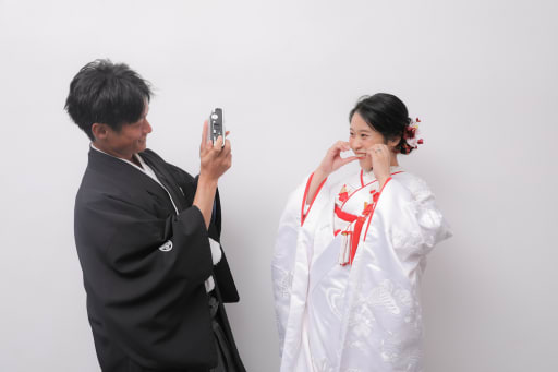 次はご新婦様！