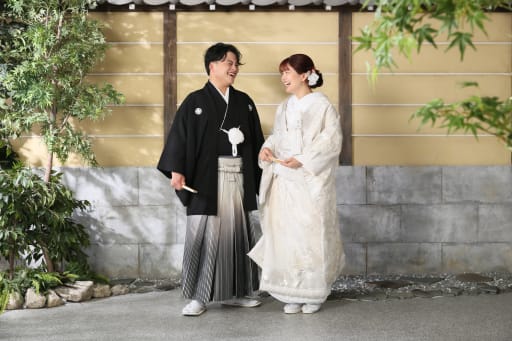 とっても素敵な笑顔のおふたり