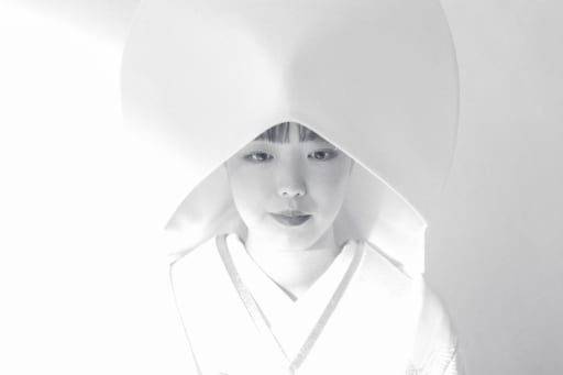 綿帽子で雰囲気を変えて〜