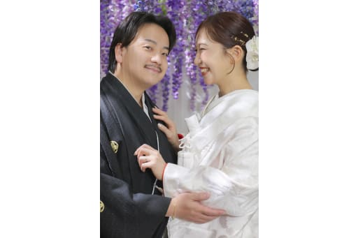 お茶目なごお新郎様の一面。