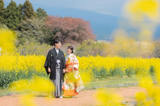 壮大な景色の中で