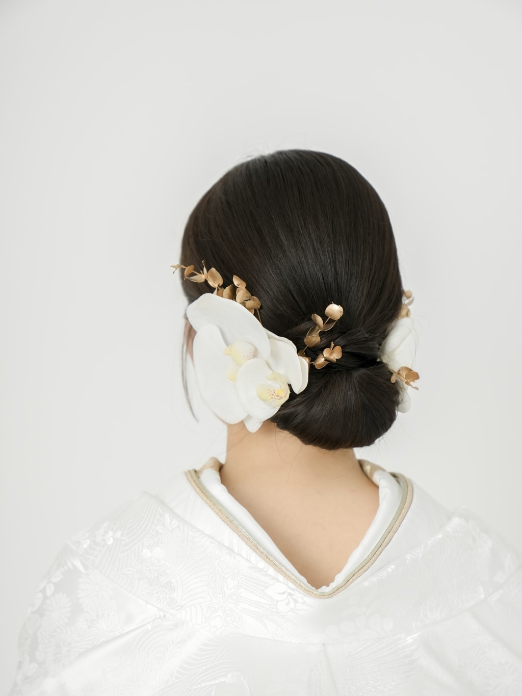 和装タイトシニヨン | デコルテフォトグラフィー | 前撮り・フォトウェディング