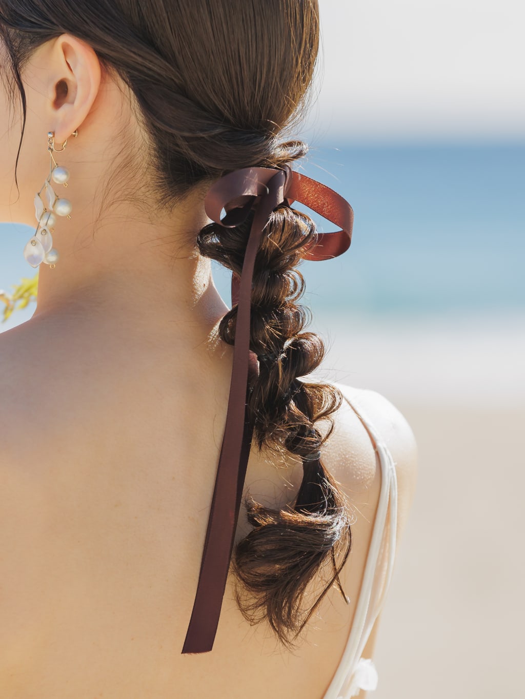 タイト編みおろし | デコルテフォトグラフィー | 前撮り・フォトウェディング