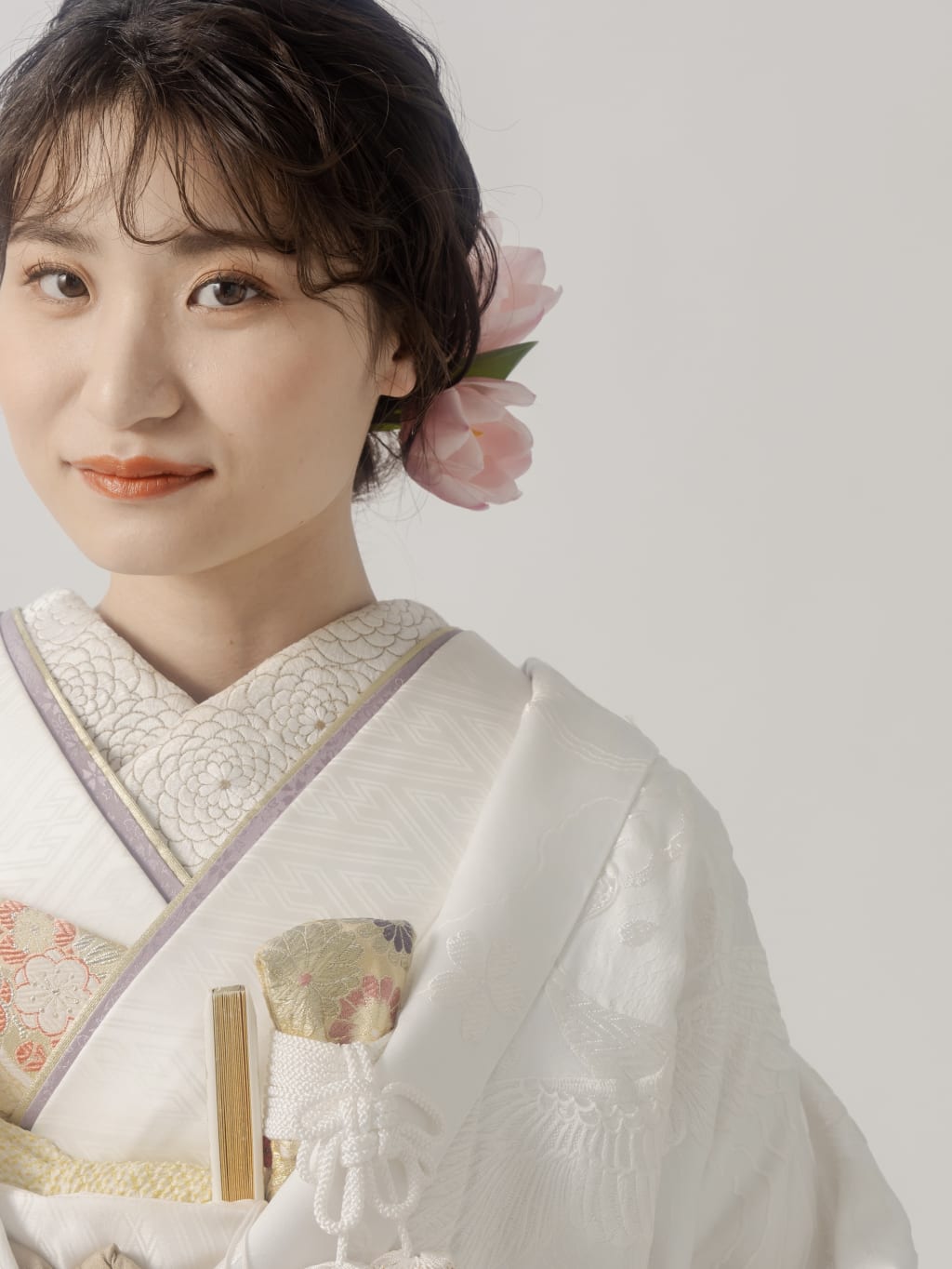 ふわふわシニヨン | デコルテフォトグラフィー | 前撮り・フォトウェディング