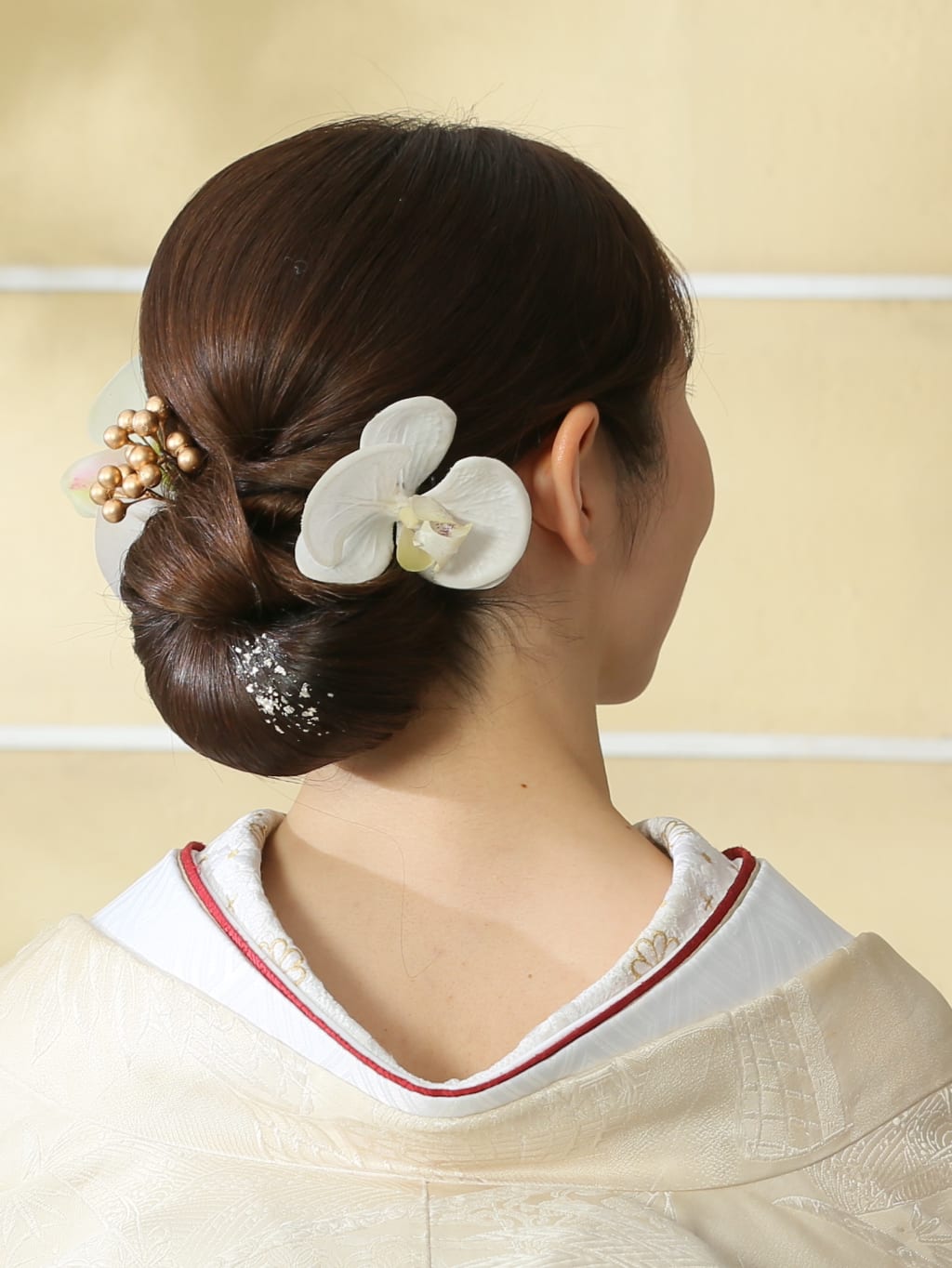 和装シニヨン | デコルテフォトグラフィー | 前撮り・フォトウェディング