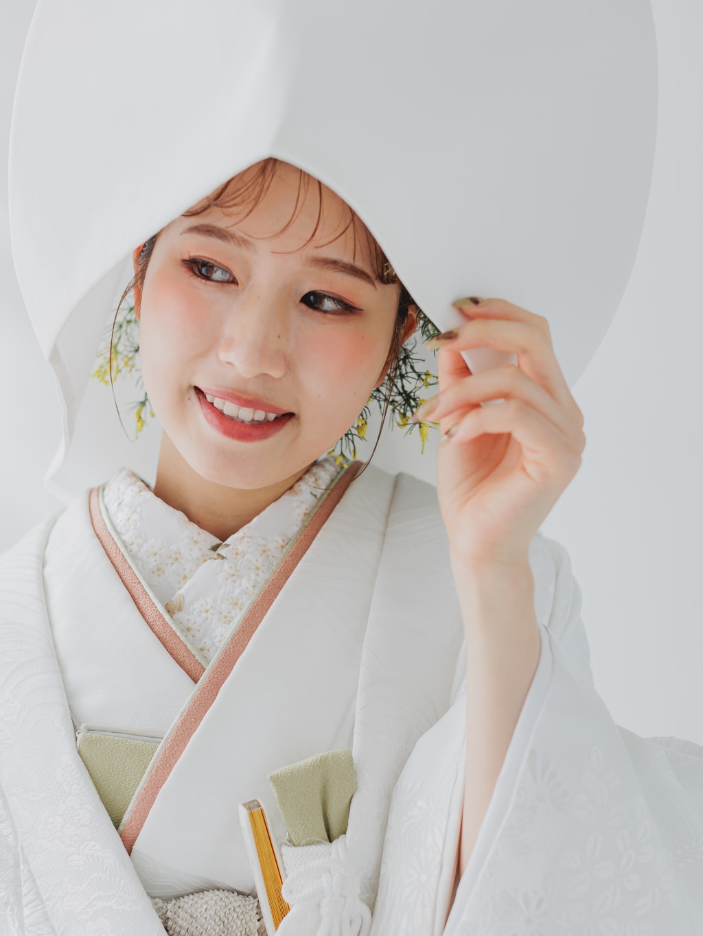 洋髪綿帽子 | デコルテフォトグラフィー | 前撮り・フォトウェディング