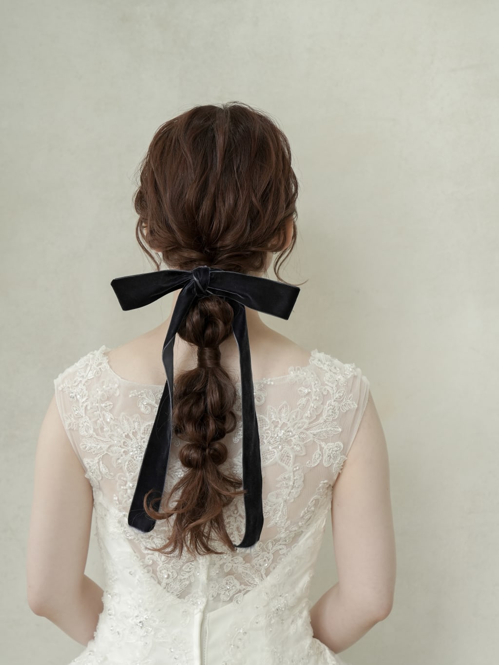編みおろしヘア | デコルテフォトグラフィー | 前撮り・フォトウェディング