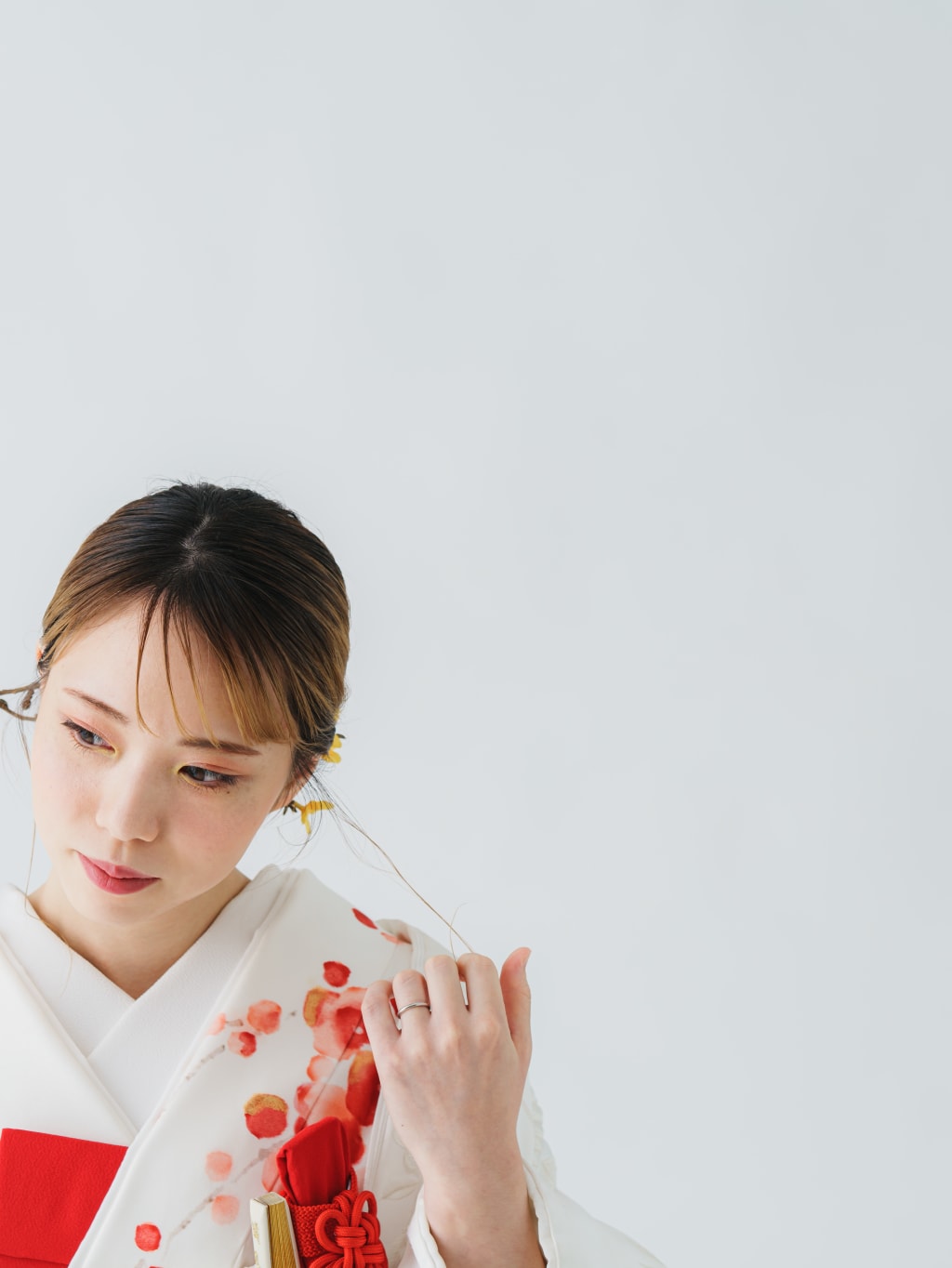 和装ヘアスタイル | デコルテフォトグラフィー | 前撮り・フォトウェディング