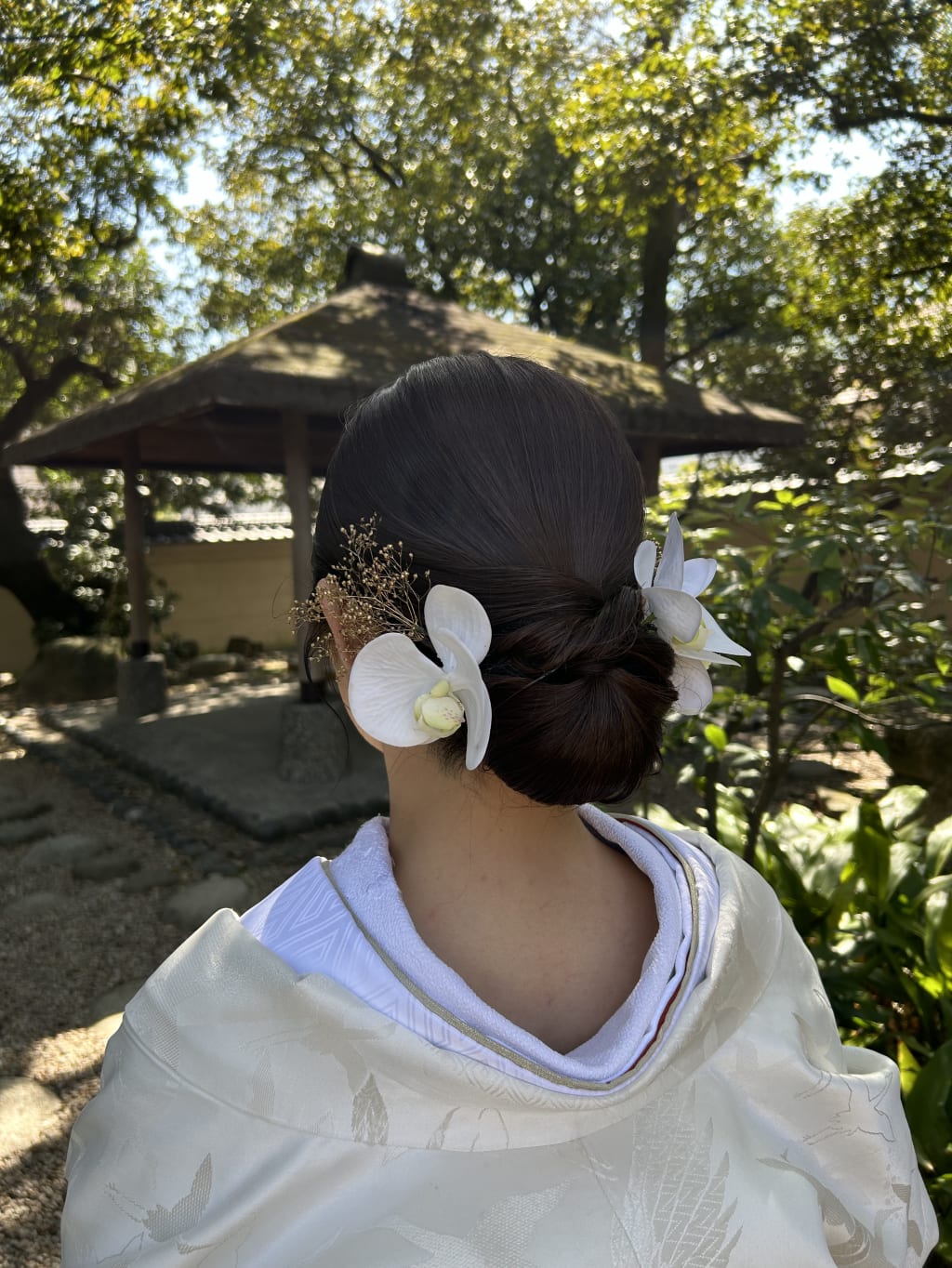 艶シニヨン | デコルテフォトグラフィー | 前撮り・フォトウェディング