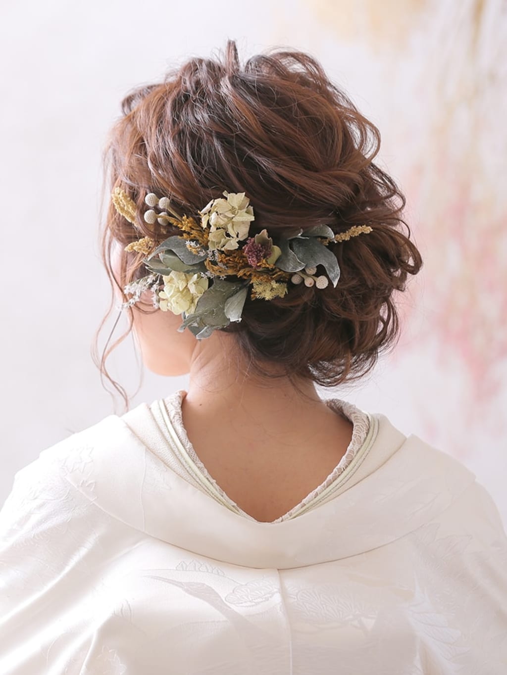 和装ヘアスタイル | デコルテフォトグラフィー | 前撮り・フォトウェディング