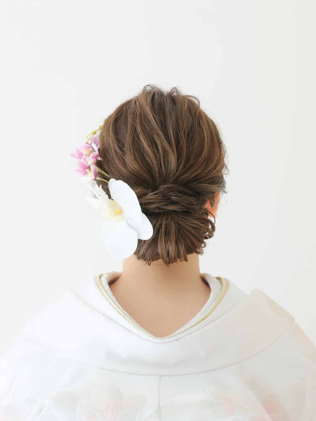 和装ヘアスタイル | デコルテフォトグラフィー | 前撮り・フォトウェディング