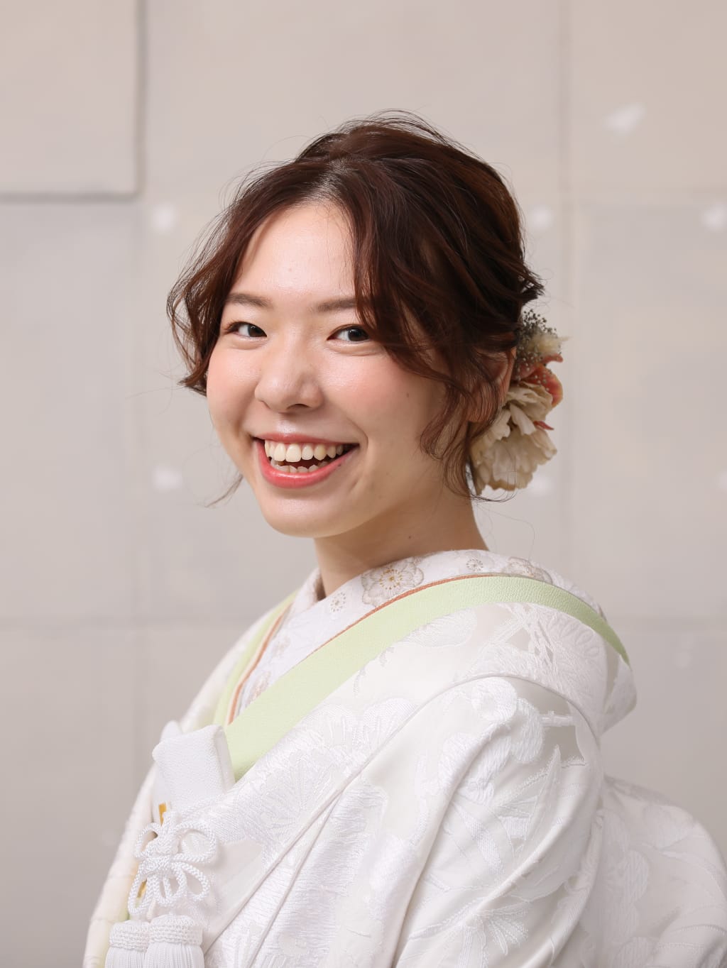 和装ヘアスタイル | デコルテフォトグラフィー | 前撮り・フォトウェディング