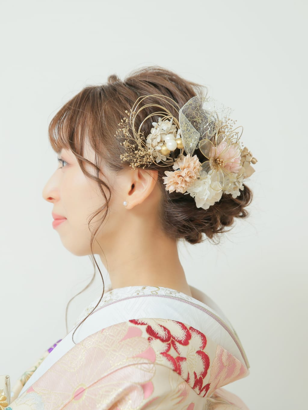 和装ヘアスタイル | デコルテフォトグラフィー | 前撮り・フォトウェディング