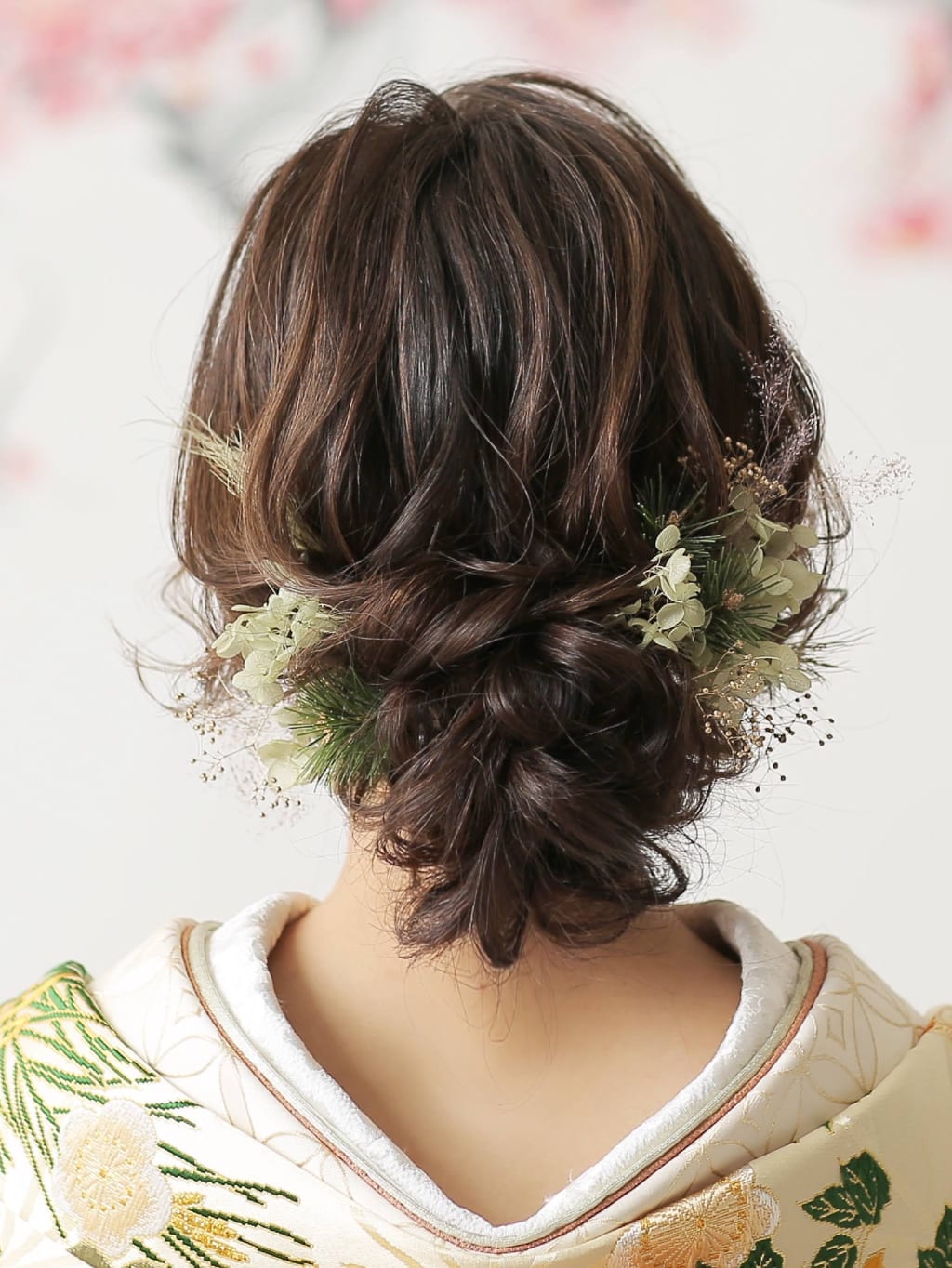 和装シニヨン | デコルテフォトグラフィー | 前撮り・フォトウェディング