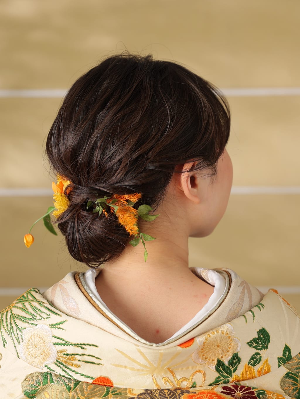 ルーズシニヨン | デコルテフォトグラフィー | 前撮り・フォトウェディング