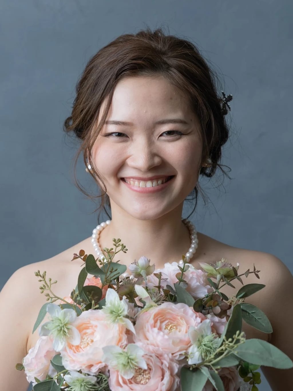 洋装ヘアスタイル | デコルテフォトグラフィー | 前撮り・フォトウェディング