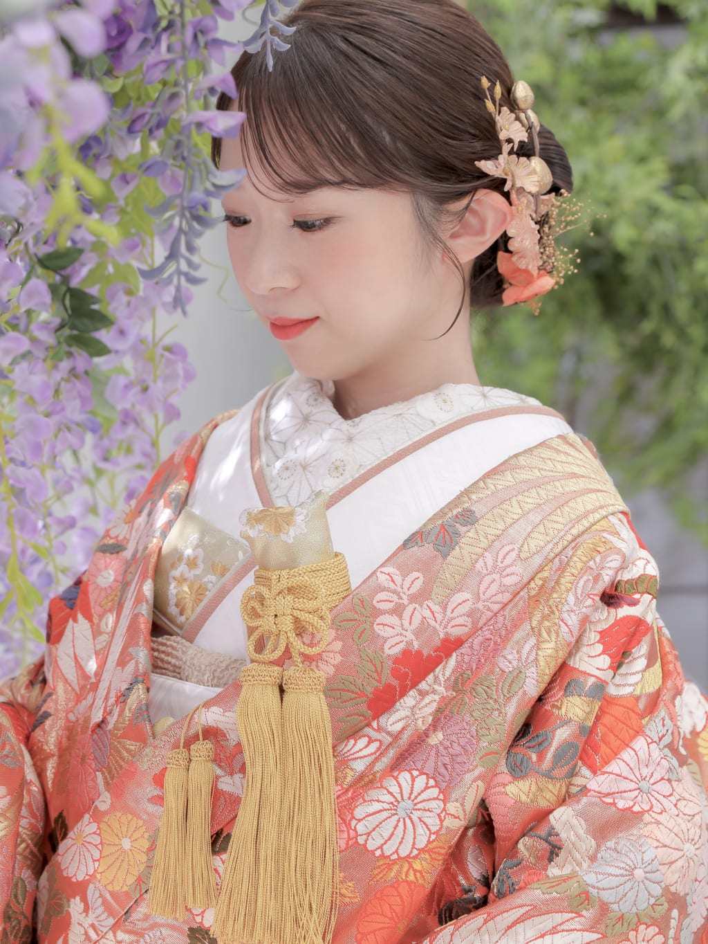 アレンジシニヨン | デコルテフォトグラフィー | 前撮り・フォトウェディング