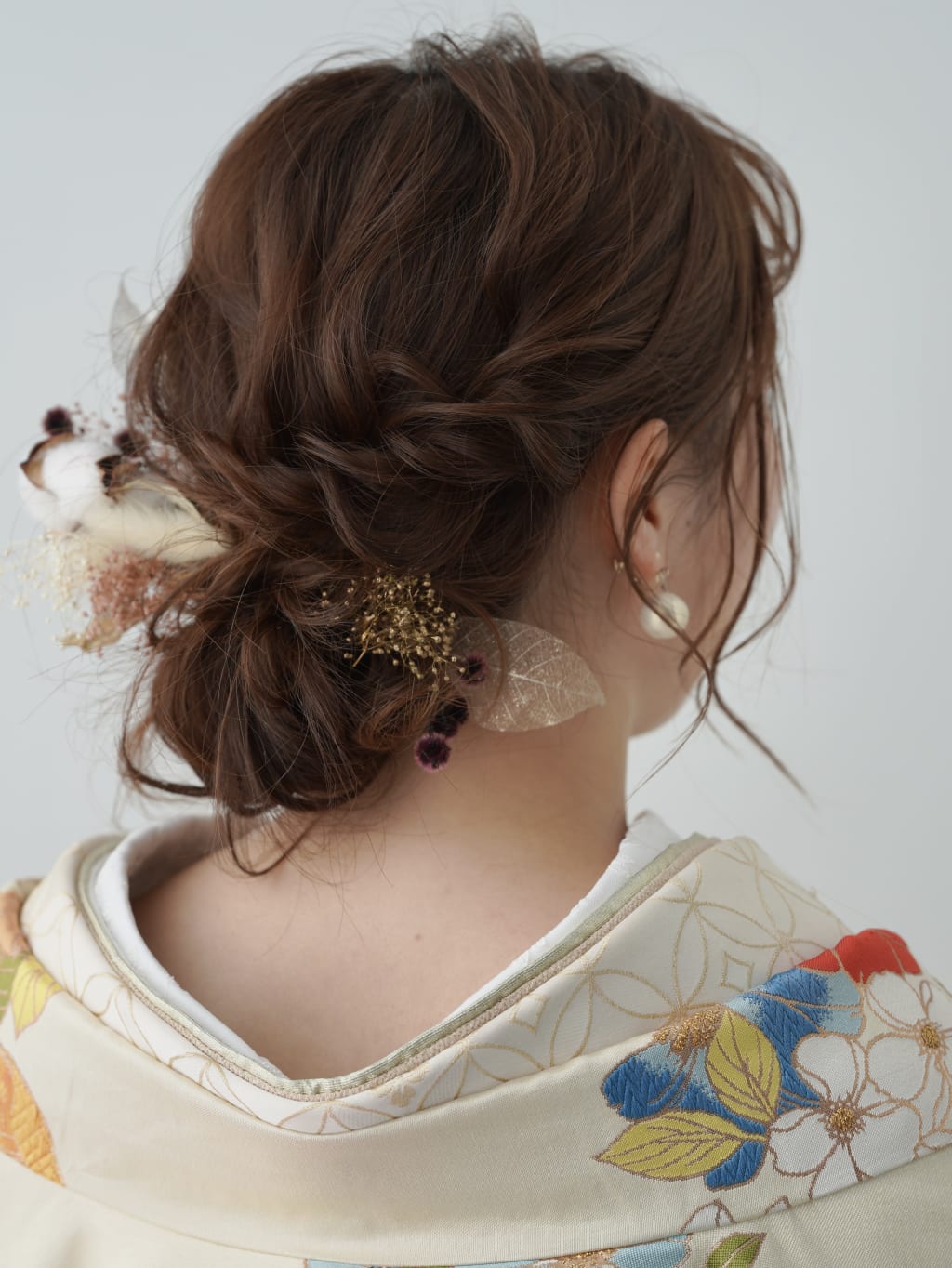 和装ヘアスタイル | デコルテフォトグラフィー | 前撮り・フォトウェディング