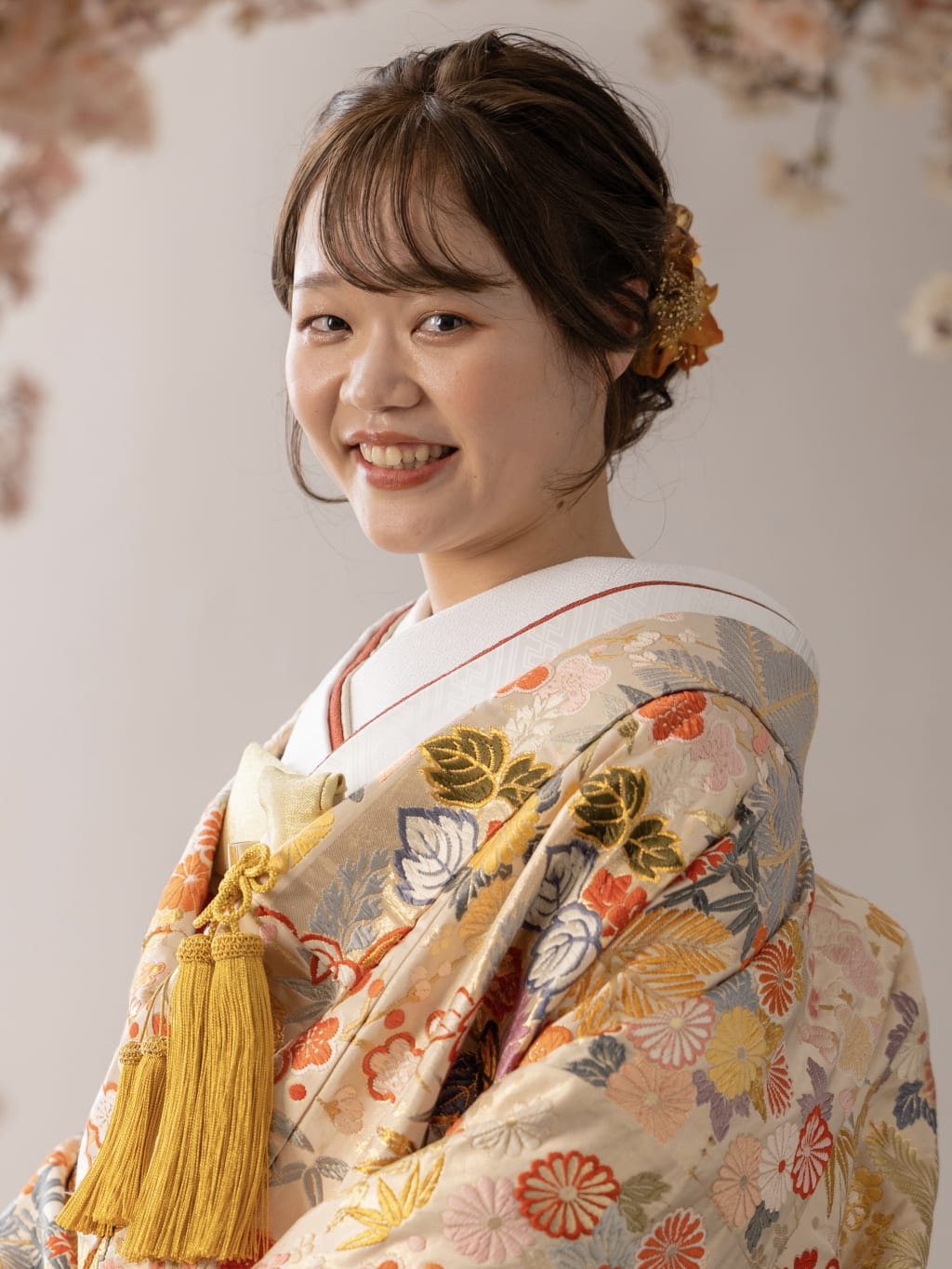 和装シニヨン | デコルテフォトグラフィー | 前撮り・フォトウェディング
