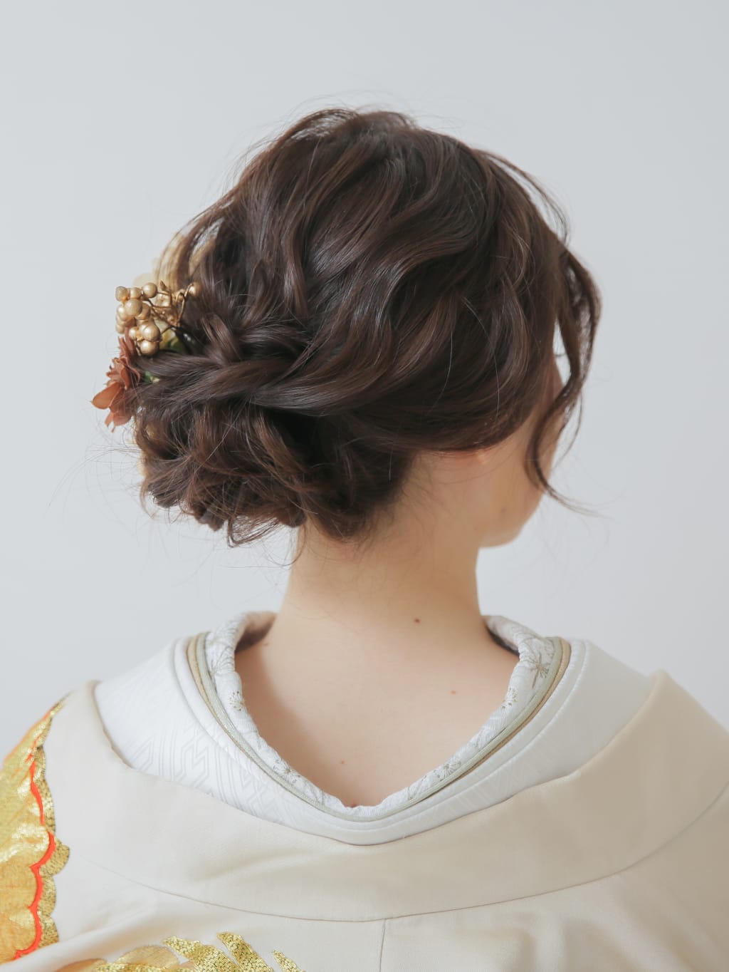 和装ヘアスタイル | デコルテフォトグラフィー | 前撮り・フォトウェディング