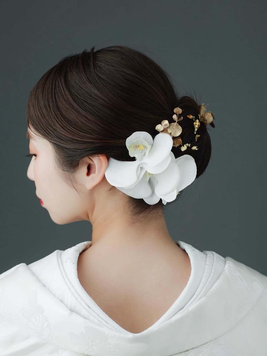 しっとりまとめ髪 | デコルテフォトグラフィー | 前撮り・フォトウェディング