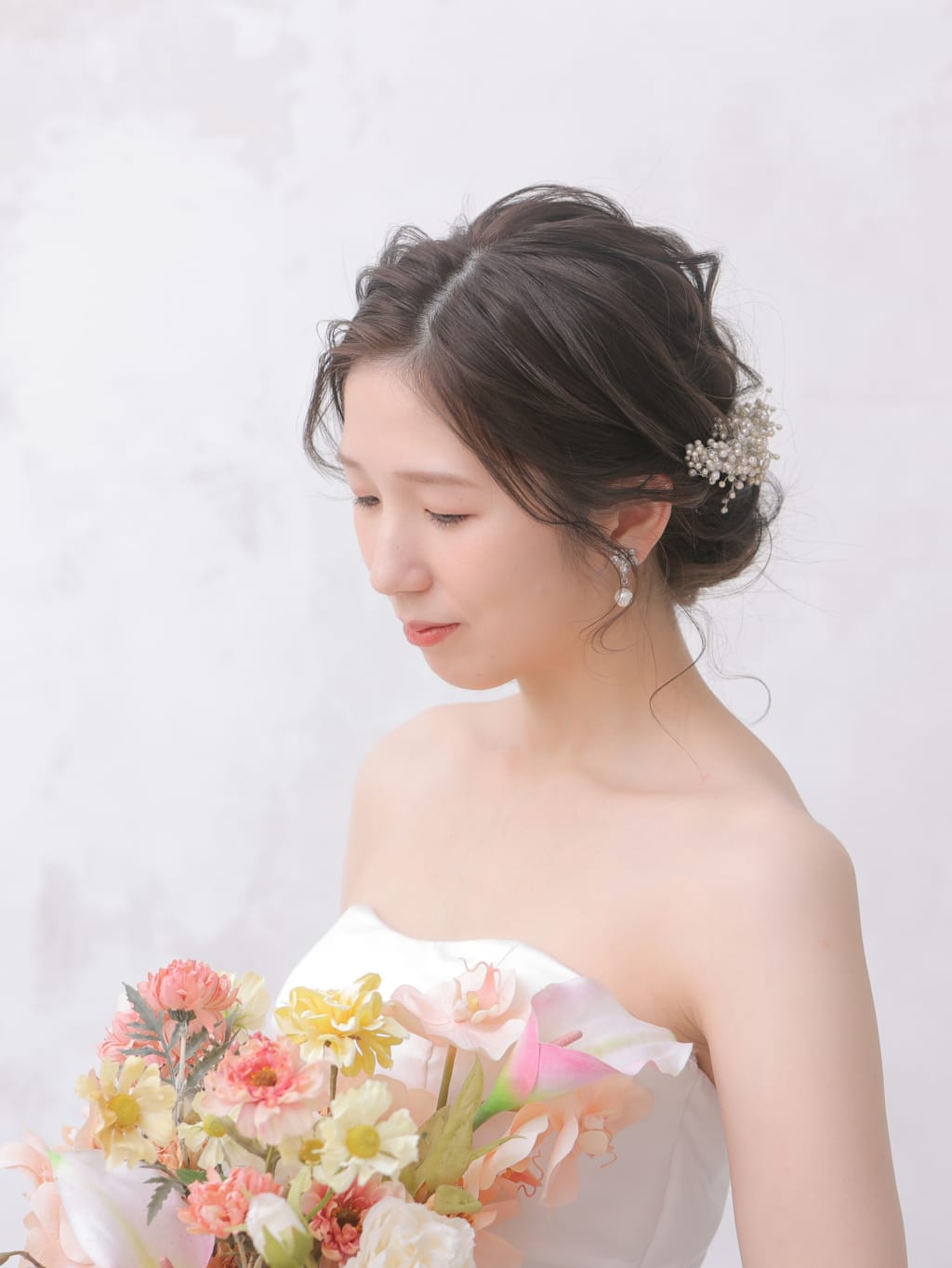 シニヨン | デコルテフォトグラフィー | 前撮り・フォトウェディング