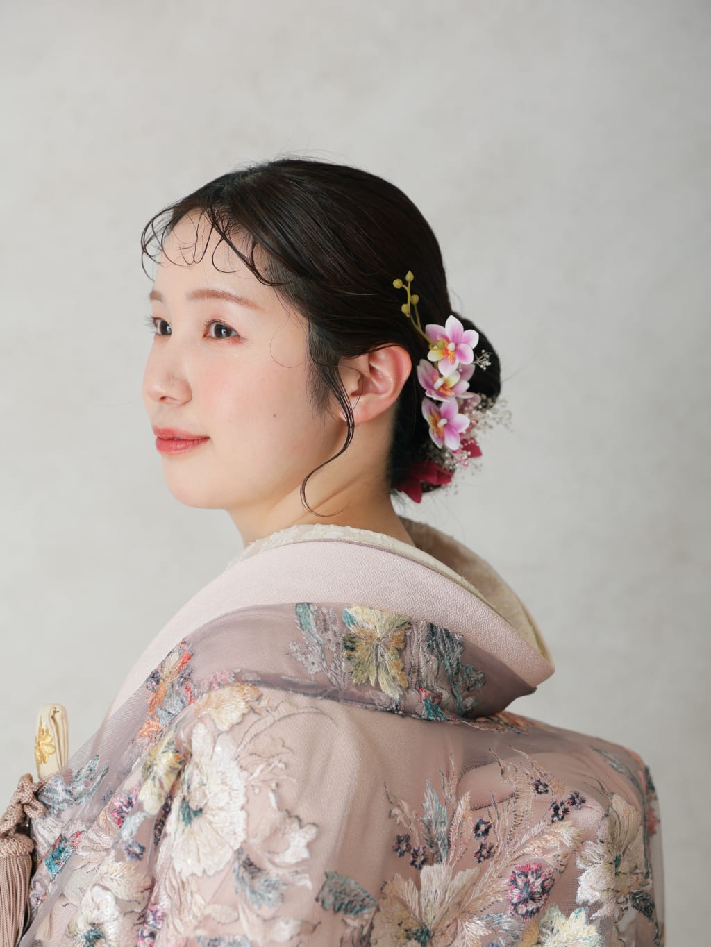 和装ヘアスタイル | デコルテフォトグラフィー | 前撮り・フォトウェディング