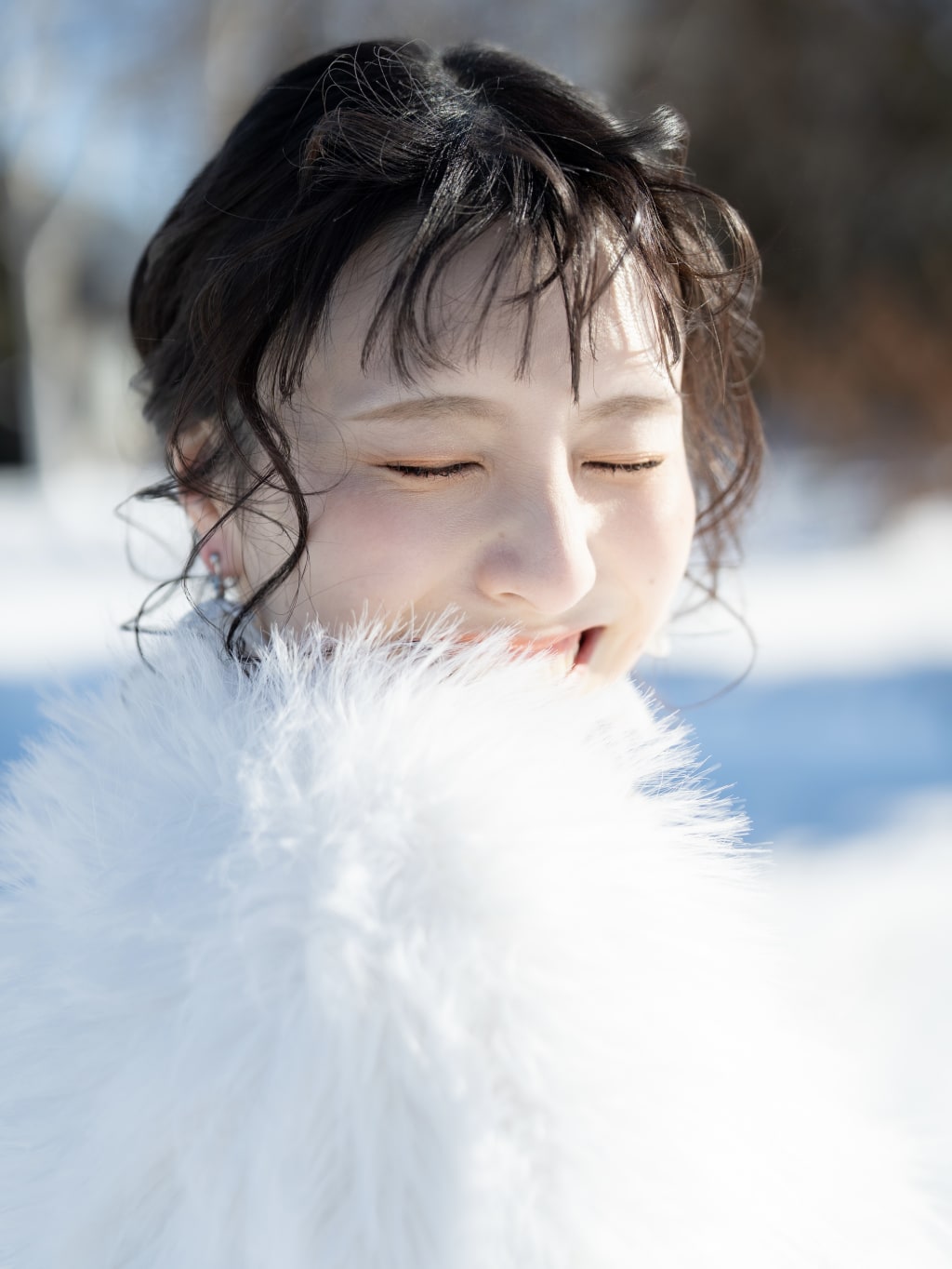 くるくる前髪 | デコルテフォトグラフィー | 前撮り・フォトウェディング