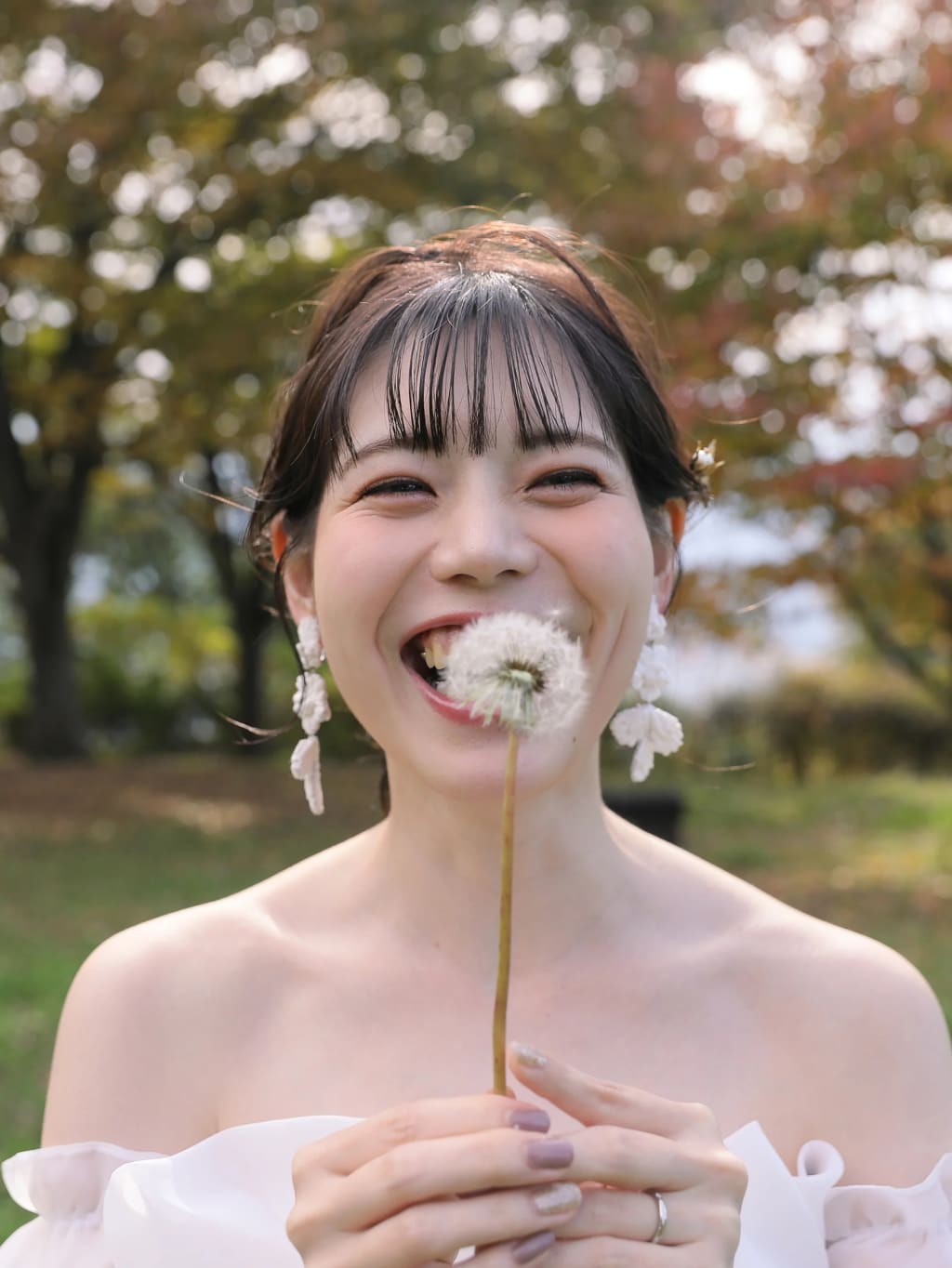 洋装ヘアスタイル | デコルテフォトグラフィー | 前撮り・フォトウェディング