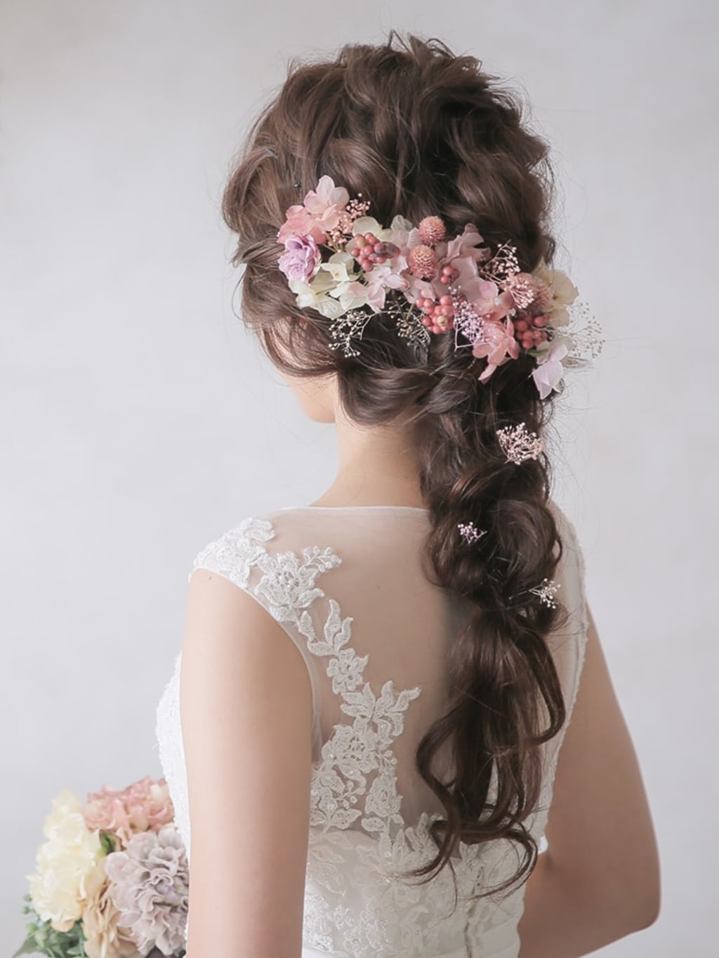 洋装ヘアスタイル | デコルテフォトグラフィー | 前撮り・フォトウェディング