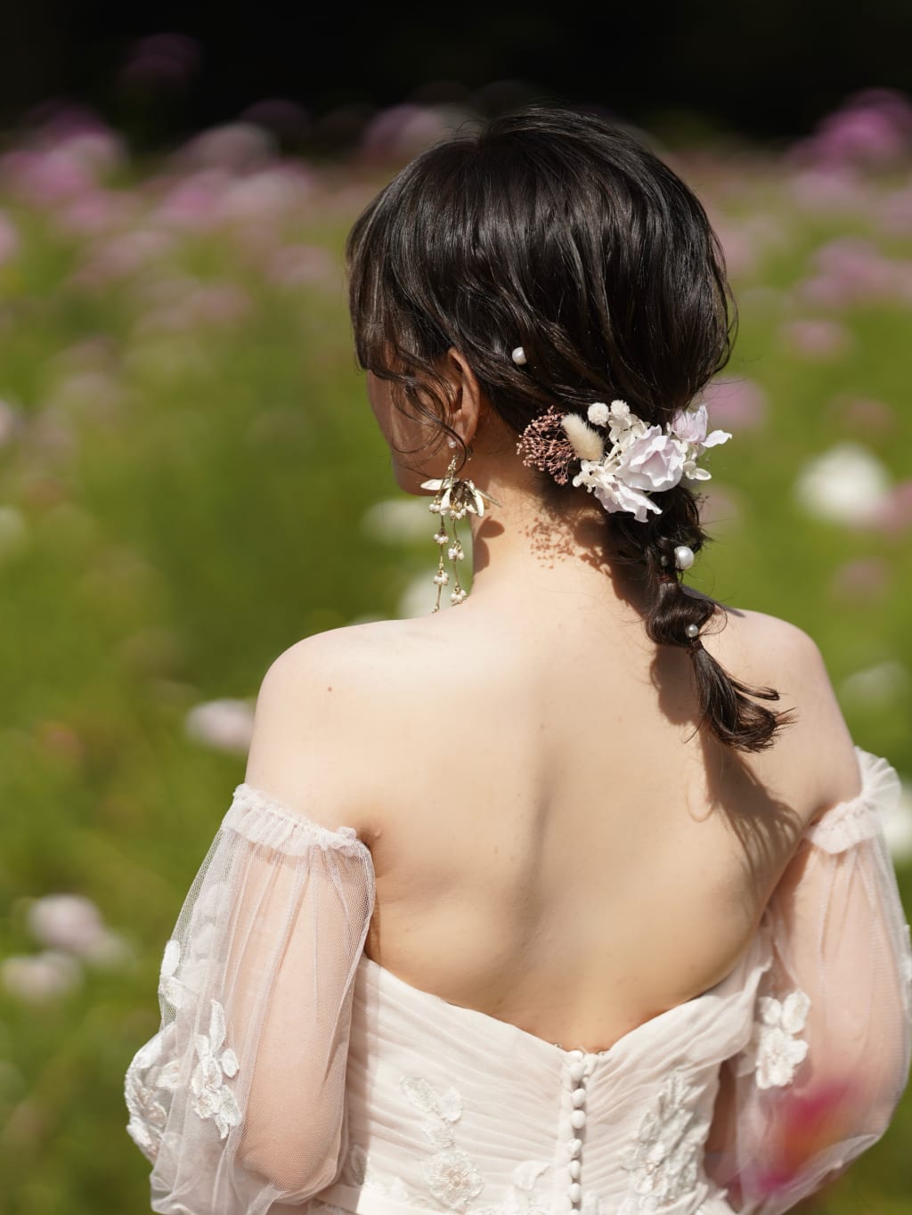 ナチュラル可愛い編み下ろし | デコルテフォトグラフィー | 前撮り・フォトウェディング