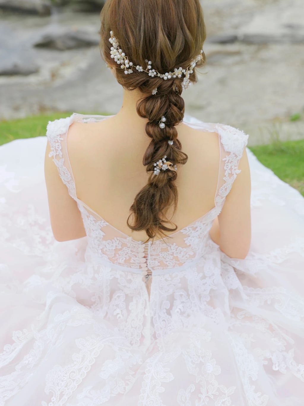 編みおろし | デコルテフォトグラフィー | 前撮り・フォトウェディング