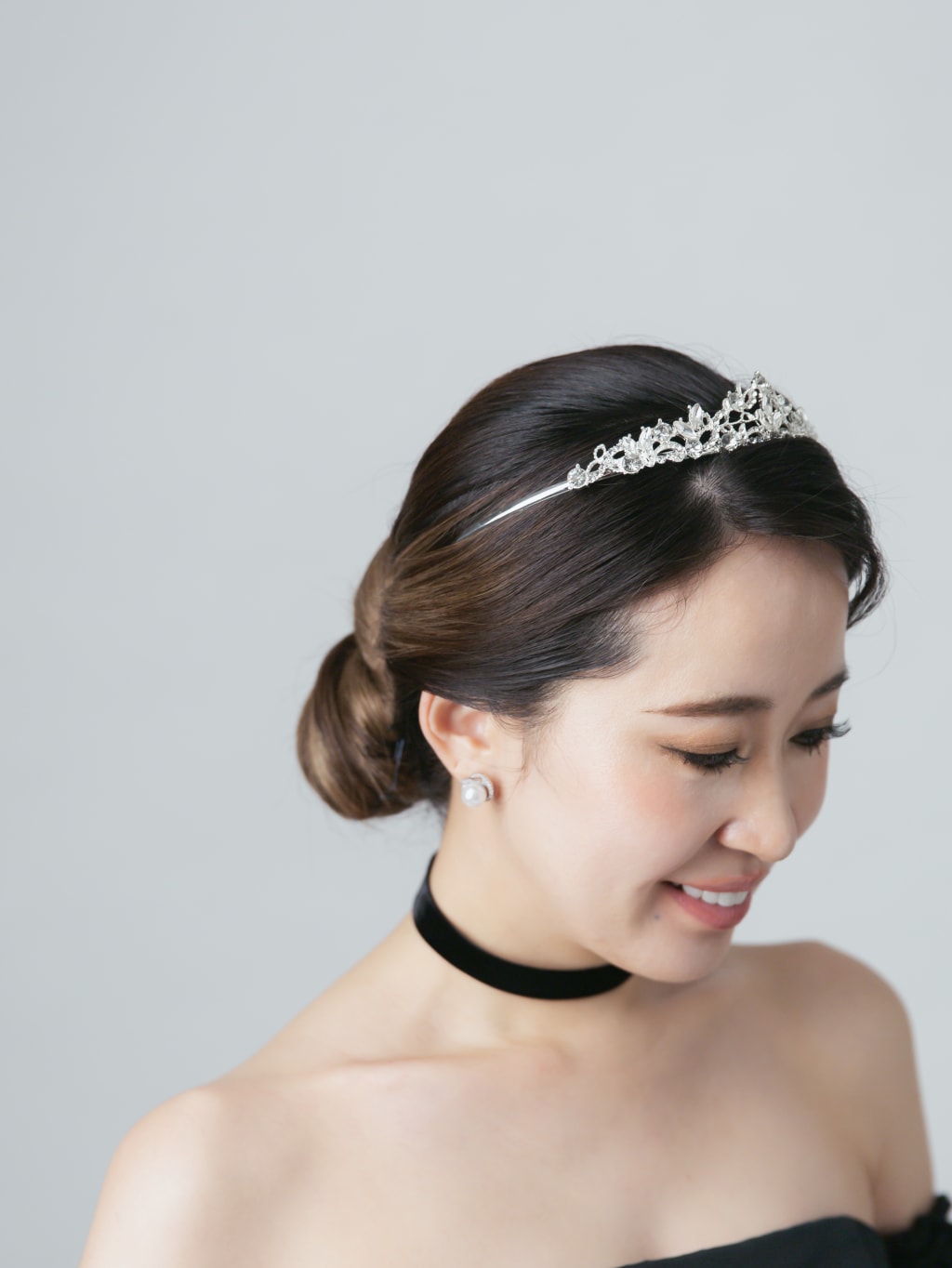 洋装ヘアスタイル | デコルテフォトグラフィー | 前撮り・フォトウェディング