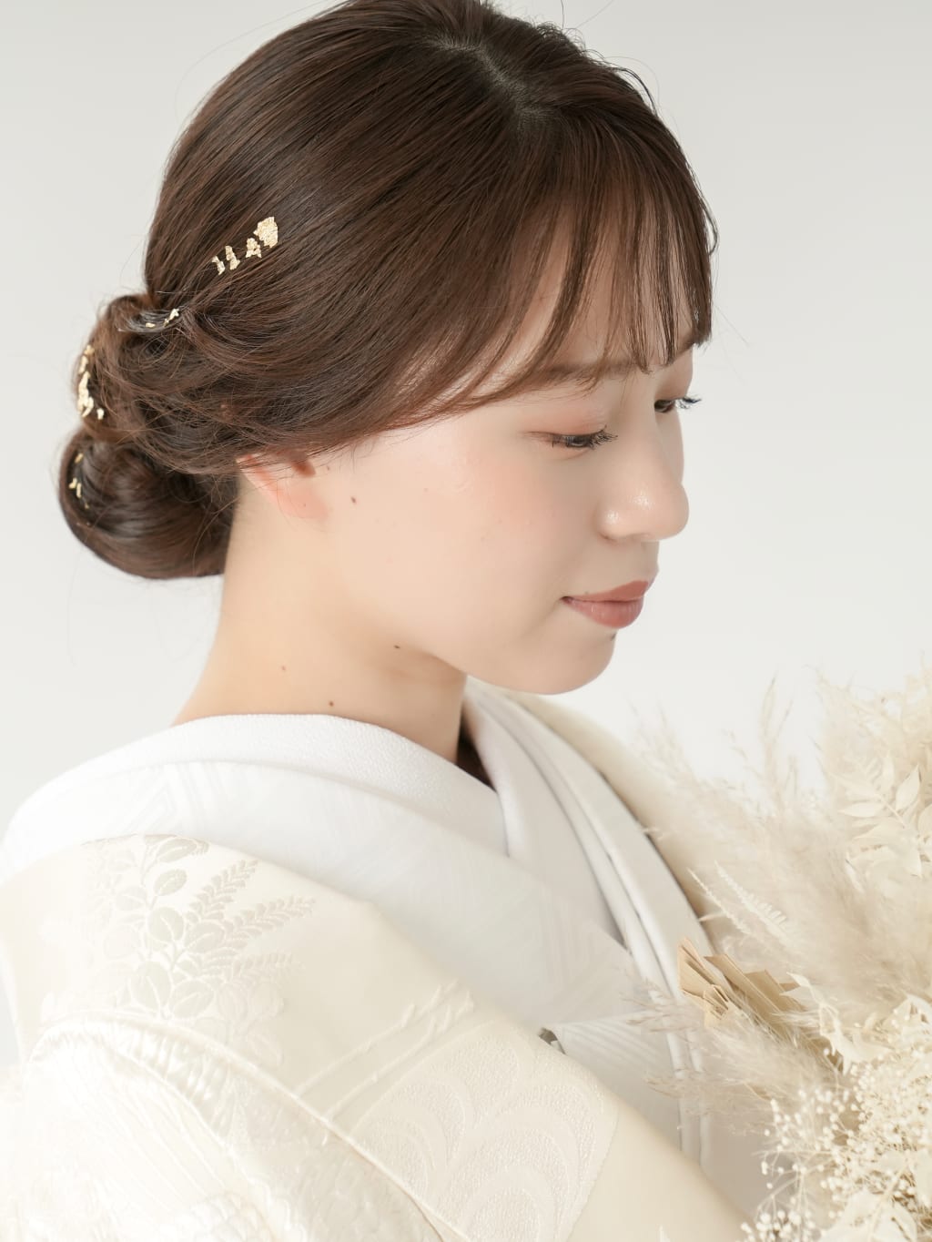 ゆったり艶シニヨン | デコルテフォトグラフィー | 前撮り・フォトウェディング