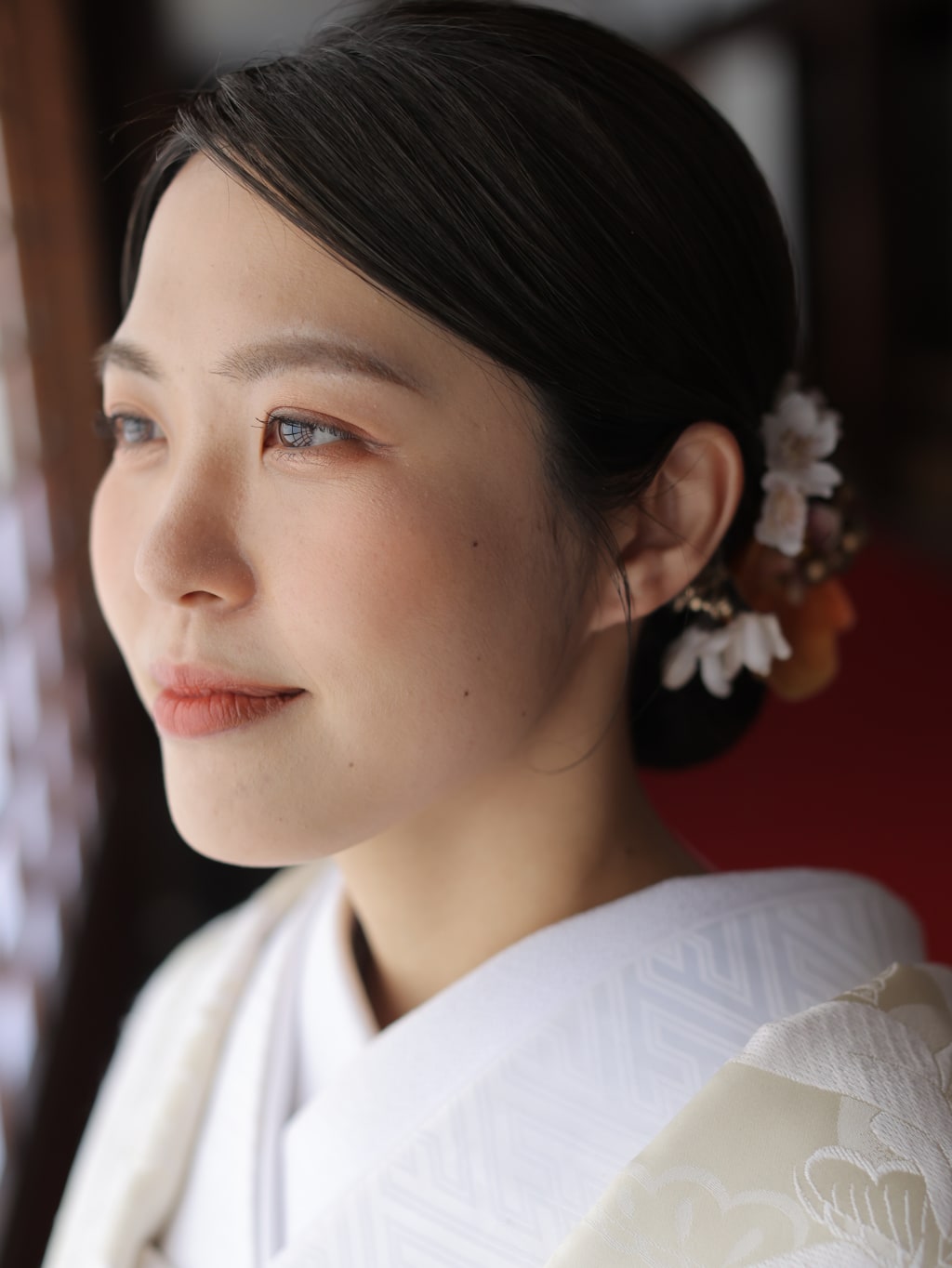 和装シニヨン | デコルテフォトグラフィー | 前撮り・フォトウェディング