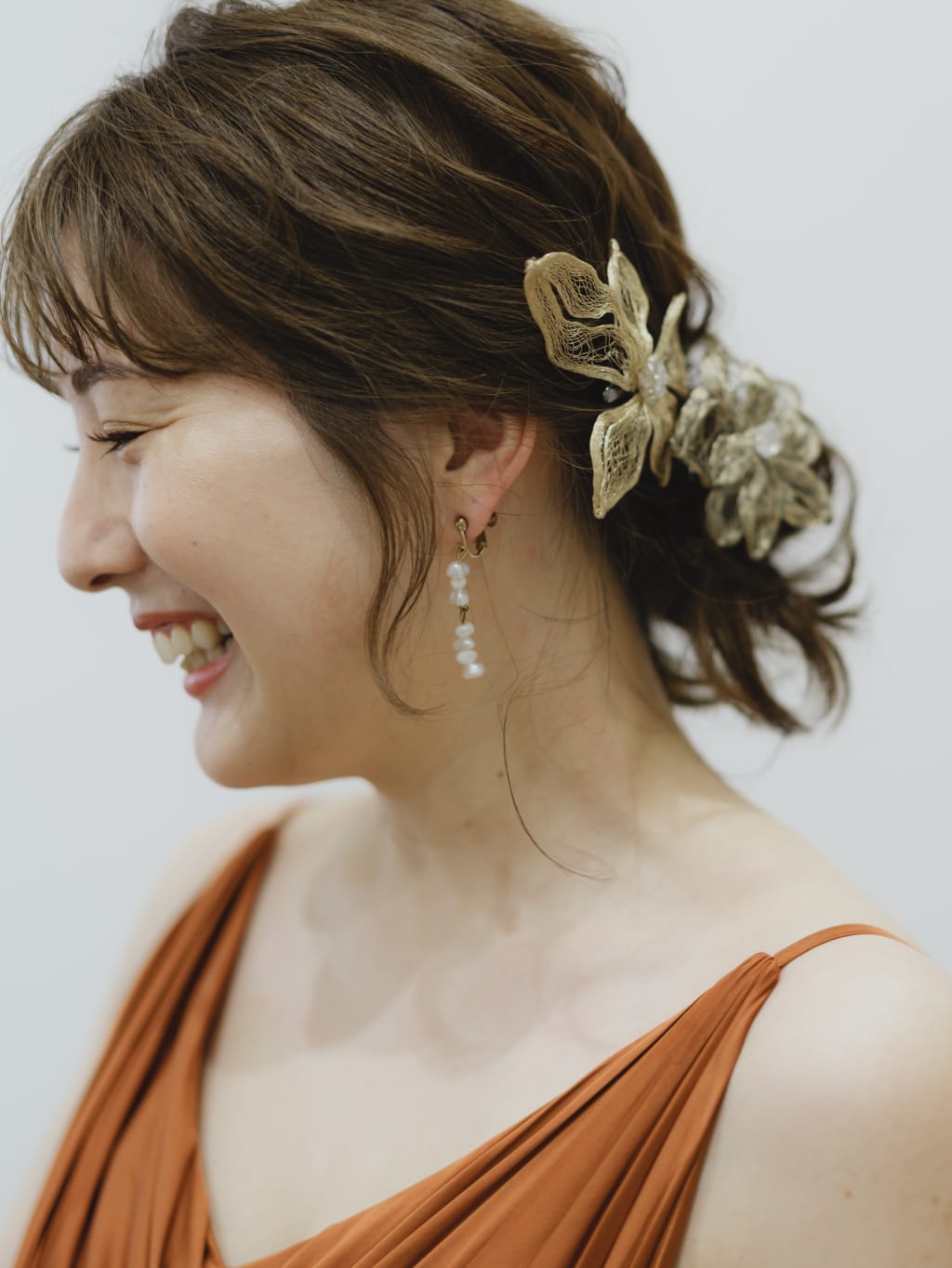洋装アップスタイル | デコルテフォトグラフィー | 前撮り・フォトウェディング