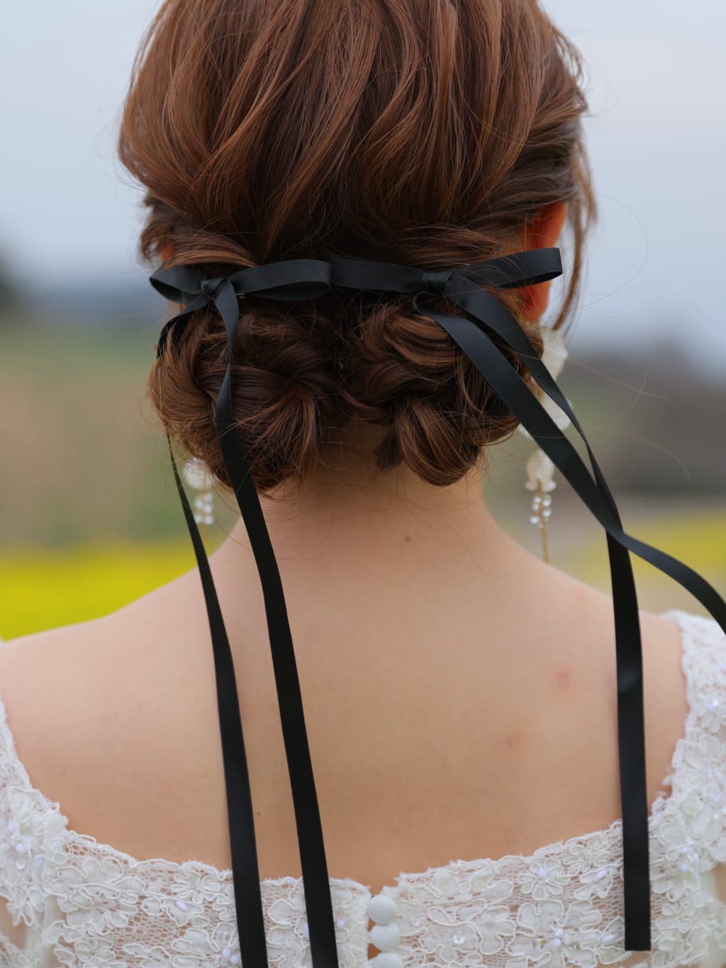 ふわふわツインおだんご | デコルテフォトグラフィー | 前撮り・フォトウェディング