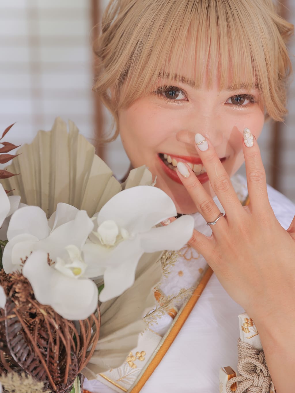 和装ヘアスタイル | デコルテフォトグラフィー | 前撮り・フォトウェディング