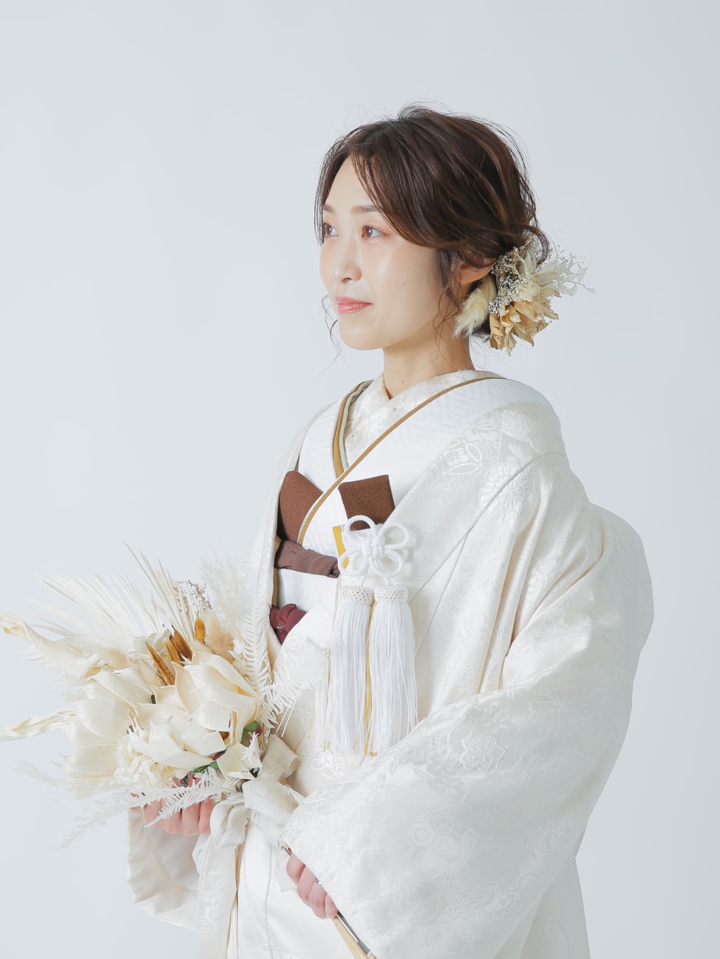 和装ヘアスタイル | デコルテフォトグラフィー | 前撮り・フォトウェディング