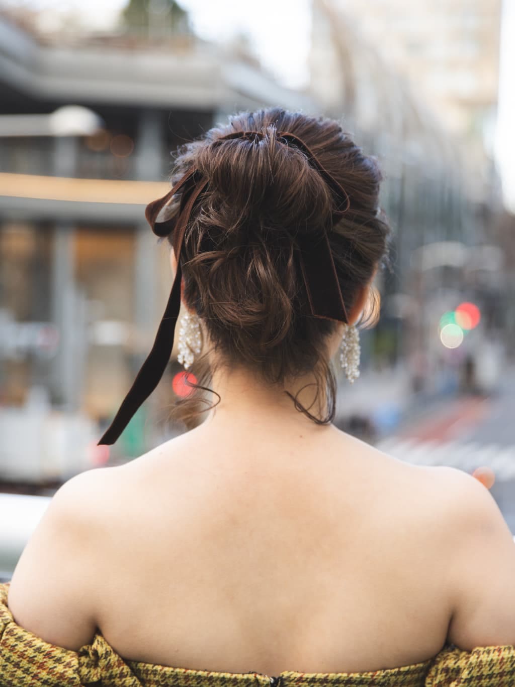 洋装アップスタイル | デコルテフォトグラフィー | 前撮り・フォトウェディング