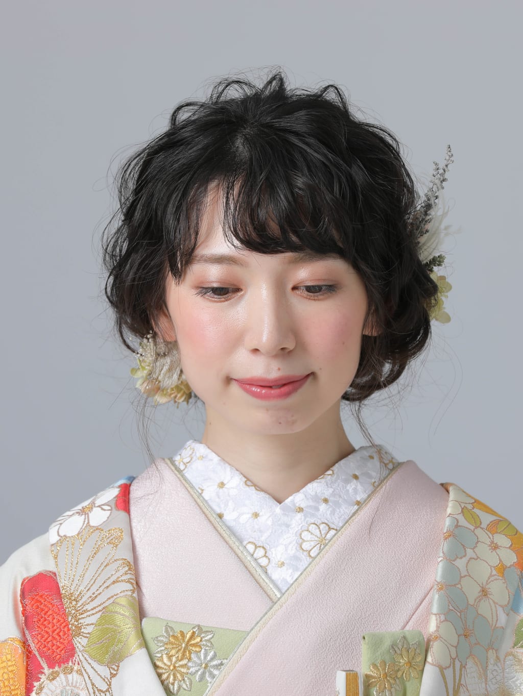 和装ヘアスタイル | デコルテフォトグラフィー | 前撮り・フォトウェディング