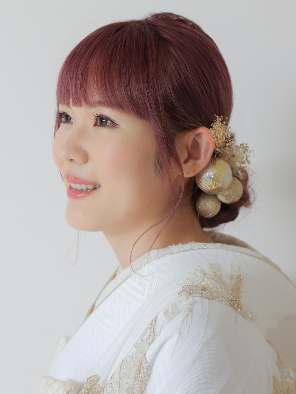 和装ヘアスタイル | デコルテフォトグラフィー | 前撮り・フォトウェディング