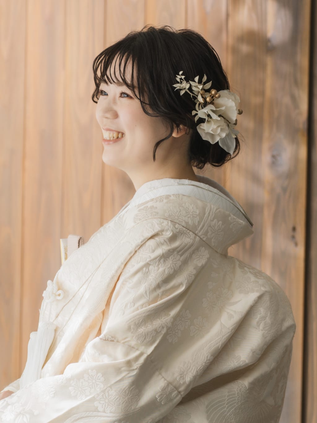 和装ヘアスタイル | デコルテフォトグラフィー | 前撮り・フォトウェディング