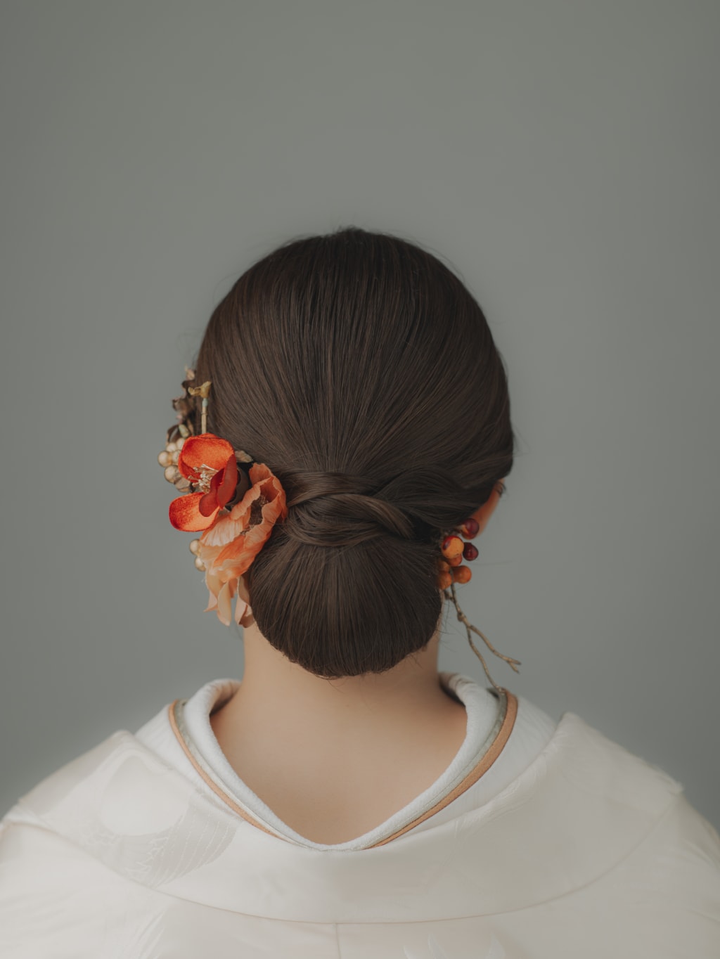 和装シニヨン | デコルテフォトグラフィー | 前撮り・フォトウェディング