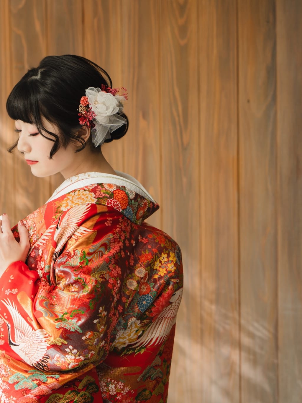 和装ヘアスタイル | デコルテフォトグラフィー | 前撮り・フォトウェディング