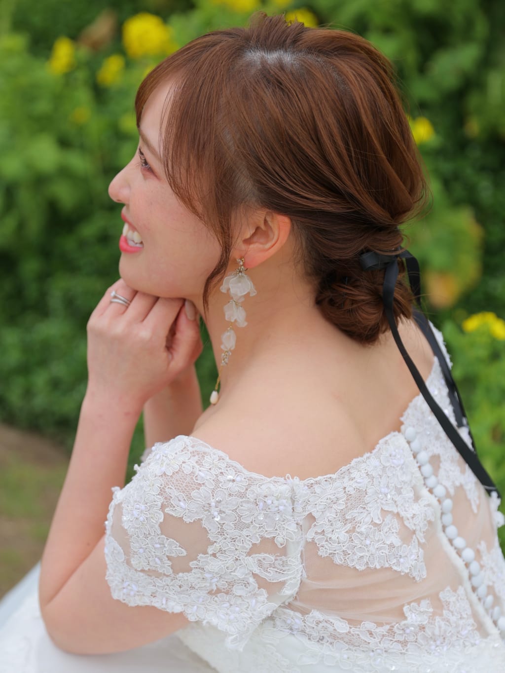 ふわふわツインおだんご | デコルテフォトグラフィー | 前撮り・フォトウェディング