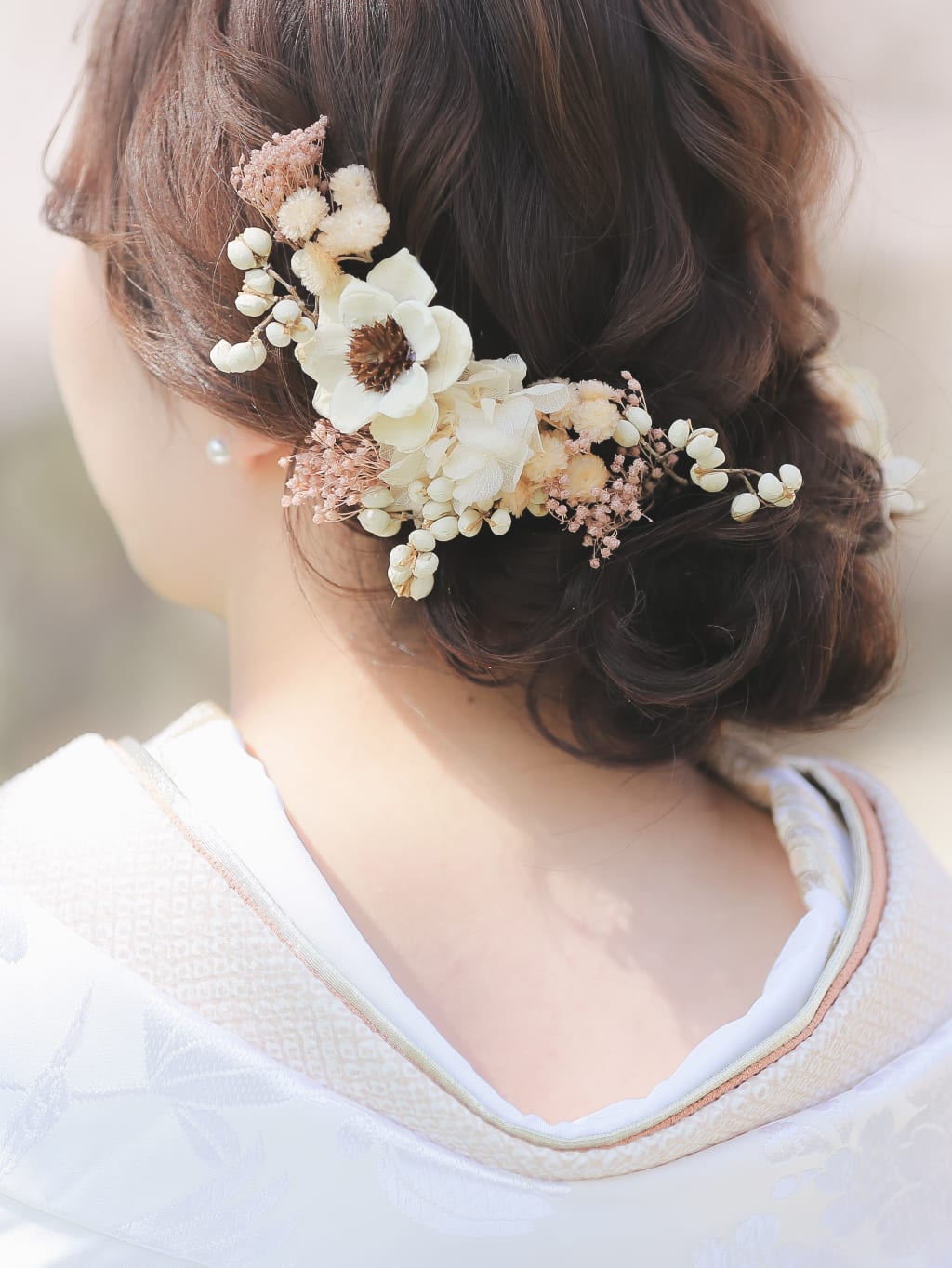 ゆるふわドライフラワー | デコルテフォトグラフィー | 前撮り・フォトウェディング