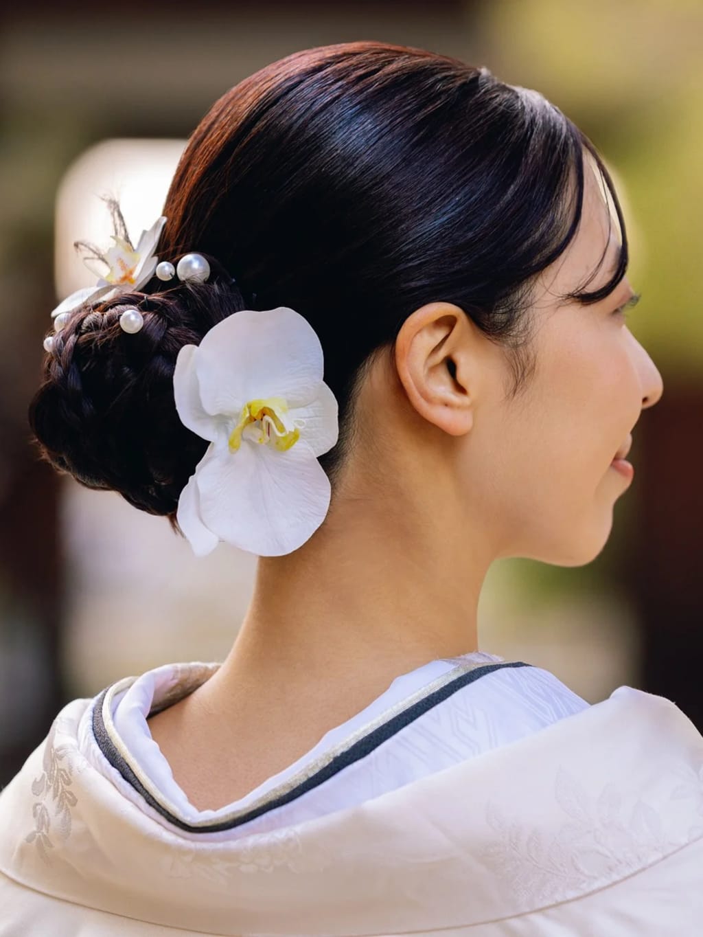 和装カチモリヘア | デコルテフォトグラフィー | 前撮り・フォトウェディング